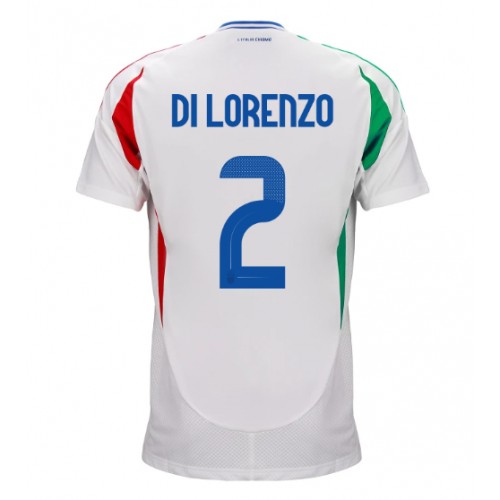 Fotballdrakt Herre Italia Giovanni Di Lorenzo #2 Bortedrakt EM 2024 Kortermet